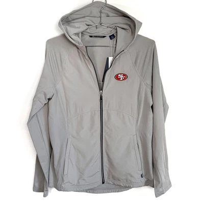 Cutter & Buck NFL 49ers Hoodie Full Zip Jacket Womens Medium - Image 1 of 4