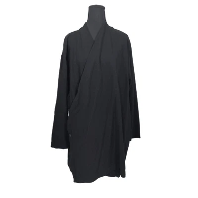 Plumero Shirin Guild Wrap tejido de lana de gran tamaño L Lagenlook minimalista asimétrico Foto 1 de 4