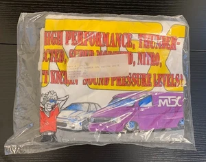 Camisa Manga Corta Vintage Sellada MTX Audio Serious About Sound Dibujos Animados Talla XL - Imagen 1 de 7