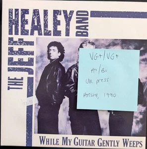 The Jeff Healey Band While My Guitar Gently Weeps Vinyl Record VG+/VG+ AA113622 - Picture 1 of 2