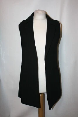 TALLA XS ABRIGO CINTURA LÍNEA LARGA NEGRO KATHERINE BARCLAY MONTREAL 4742 Foto 1 de 4