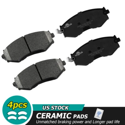 Pastillas de freno delanteras de cerámica aptas para modelos Nissan Sentra 2000-2004 2005 2006 1,8 L Foto 1 de 4