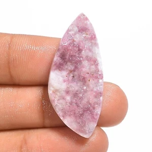 Natural Pink Lepidolite Loose Gemstone Fancy Druzy From 32.50 Cts 36X16X8 mm - Picture 1 of 6
