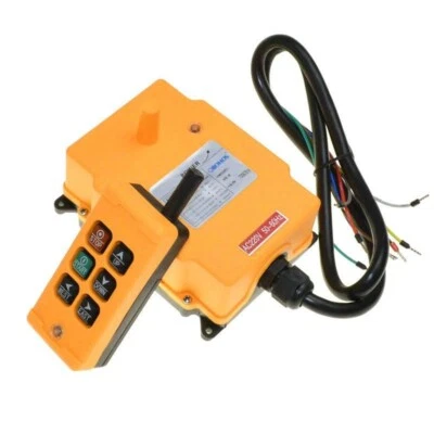 OBOHOS 220VAC 6 Channels 1 Speed Hoist Crane Radio Remote Control System HS-6