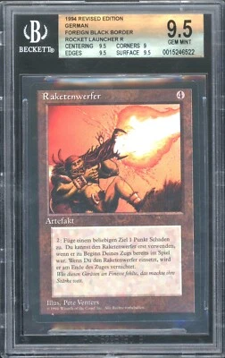 BGS 9.5 Revised German FBB Rocket launcher MTG!!! - Image 1 of 2
