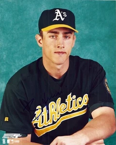Ben Grieve Oakland Athletics Autographed 8" X 10" Color Photo - Picture 1 of 1