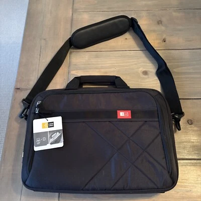 Nuevo con etiquetas Bolso Bandolera para Laptop Case Logic Bolso Mensajero Negro Foto 1 de 4