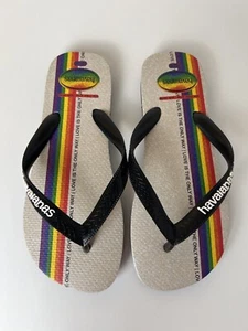 New Havaianas Pride Rainbow Flip Flops US 7/8, EU 39/40 🏳️‍🌈 - Picture 1 of 9