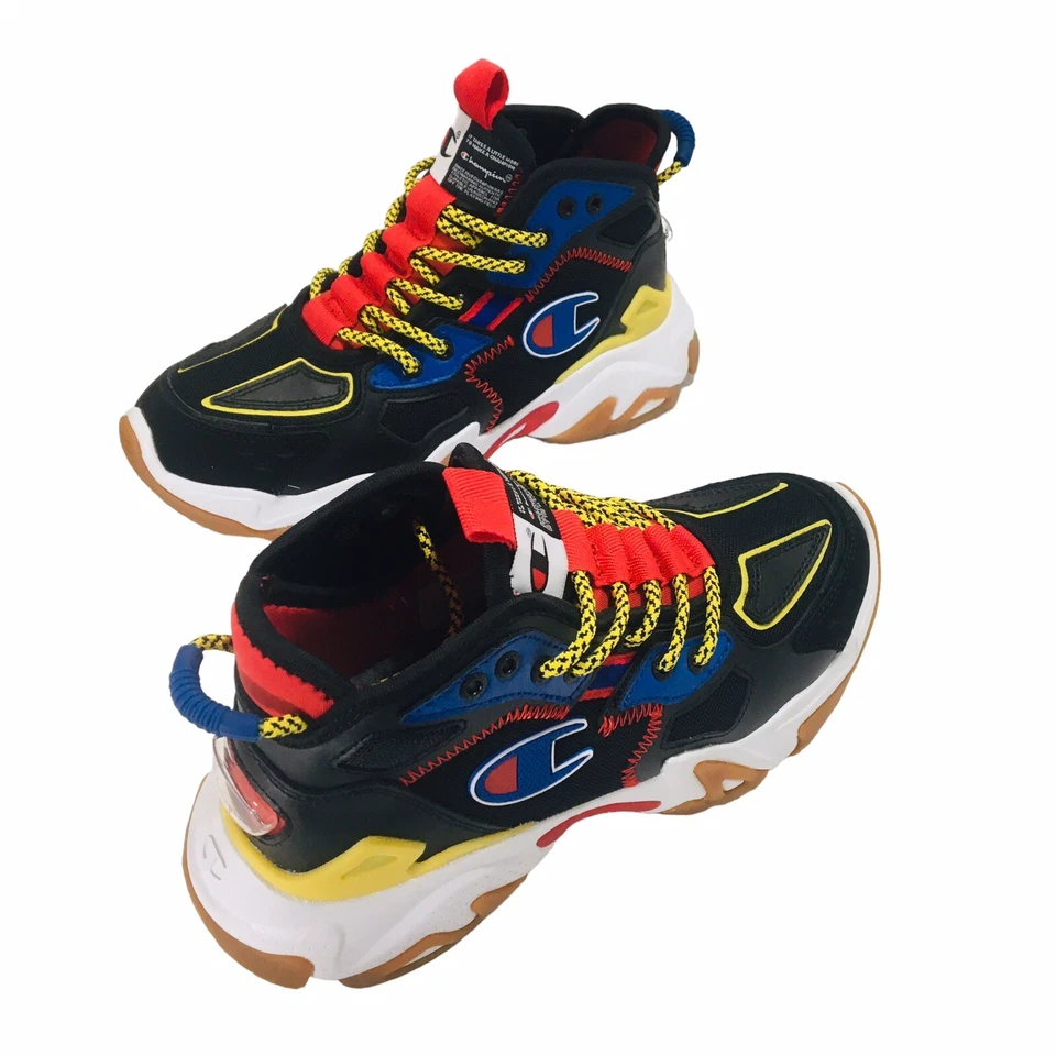 Champion Bromad Slice Negro/Multi Goma CP102252Y NUEVO EN CAJA Juvenil Talla 4 o Mujer Talla 5.5 Foto 1 de 4