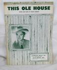 1954 This Ole House Stuart Hamblen Sheet Music
