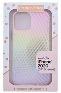 Protective & Pretty FELLOWES Clear Rainbow Iridescent Phone Case for iPhone - Picture 1 of 2