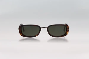 Giorgio Armani 677 1153, Vintage 90s double rim rectangle sunglasses NOS - Picture 1 of 10