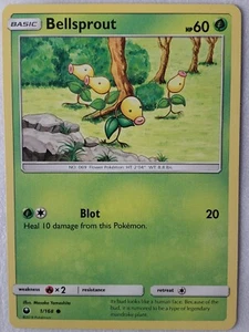 Bellsprout 1/168 casi nuevo/m - Tarjeta Pokémon Tormenta Celestial - $2 envío combinado - Imagen 1 de 2