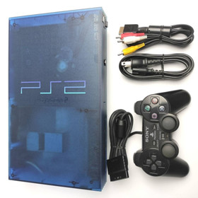 PS2 SCPH-37000 SONY PlayStation2 Ocean Blue Body Console w/ Controller