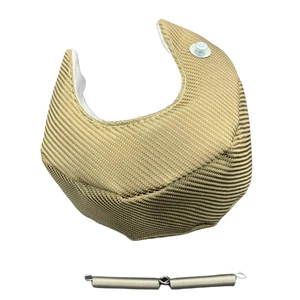 T25/T28 GT25 GT28 GT30 GT35 Titanium TURBO CHARGER HEAT WRAP SHIELD BLANKET US - Picture 1 of 5