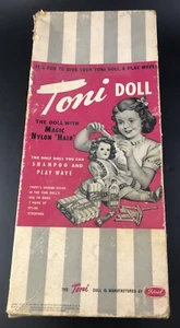Ideal Toni Doll Magic Nylon Hair Hard Plastic Doll in Box As Is See Pics VH4 - Picture 1 of 10