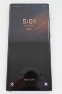 Samsung Galaxy S22 Ultra Verizon nero 128 GB SIM-LOCKED #19308R - Foto 1 di 8