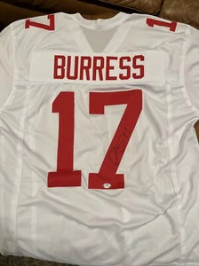 Plaxico Burress Authentic Hand Signed New York Giants Autographed Jersey PSA COA - Picture 1 of 4