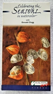 Celebrating the Seasons in Watercolor with Donald Clegg VHS Video art painting - Picture 1 of 2
