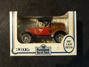 Ertl 1918 Ford Runabout Barrel Bank True Value Diecast 1:25 Scale # 9623 - NIB - Picture 1 of 7