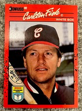 1990 Donruss Learning Series #49 Carlton Fisk Chicago White Sox RARE🔥