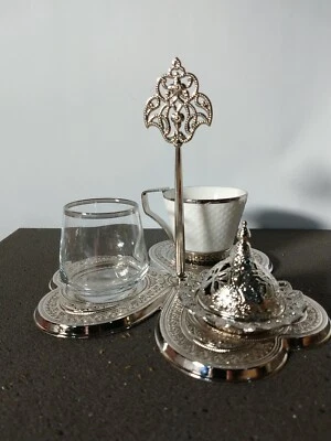 Турецкий презентационный кофейный/чайный сервиз жениха (e) - Изображение 1 из 4