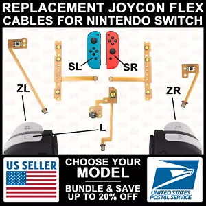 SL/SR/L/ZL/ZR Button Flex Cable Replacement Ribbon For Nintendo Switch Joy-Con - Picture 1 of 13