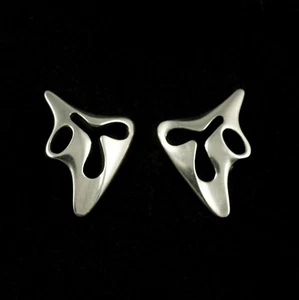 Georg Jensen Sterling Silver Screw Back Earrings #119 - Henning Koppel - Bild 1 von 1
