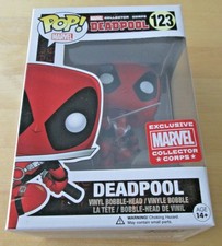 FUNKO POP! MARVEL COLLECTOR CORPS EXCLUSIVE 123 DEADPOOL (LEAPING)