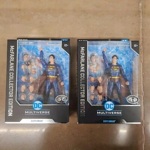 Lots of 2 McFarlane Collector Edition DC Multiverse Superman #25 Platinum   - Picture 1 of 4