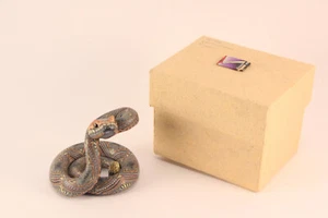 Filmocreations Snake Jon Anderson Polymer Clay Baby Rattlesnake Sculpture Figure - Picture 1 of 18
