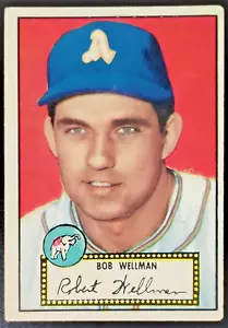 1952 Topps - #41 Bob Wellman (RC) Rookie GVG Black Back BB - Picture 1 of 3