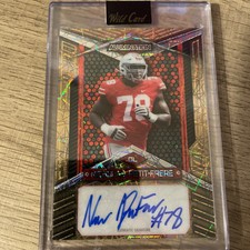2022 wild Card Nicholas Petit-Frere Gold Lazer 1/8 eBay 1/1 Auto
