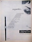 Publicité De Presse 1962 Montre Zenith Le Précis Le Précieux - Advertising