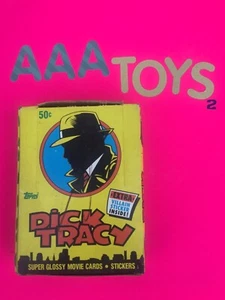 Carte collezionabili Dick Tracy Movie Box 36 confezioni 1990 Topps ottime - Foto 1 di 2