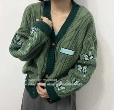 Cárdigan tejido bordado estilo Taylor Swift - Perfecto para fans, uso acogedor Foto 1 de 4