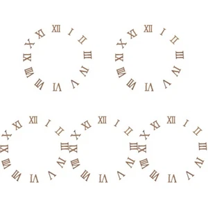 5 Pieces Roman Numerals Card Clock Numeraklsfor Making Numbers Clocks Wall - Zdjęcie 1 z 12