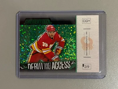 2023-24 Credentials Matthew Coronato 10/15 Horizontal Debut Ticket Access Green - Image 1 of 3