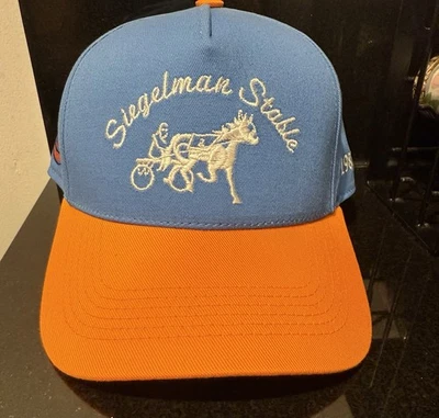 Siegelman Stable x New York Knicks Opening Night ‘25 Blue Orange Snapback  Hat - Image 1 of 2