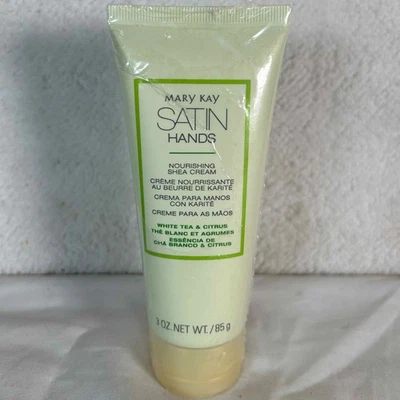 Mary Kay атласные руки питательный ши крем белый чай и цитрусовые 3 унц новый - Изображение 1 из 2