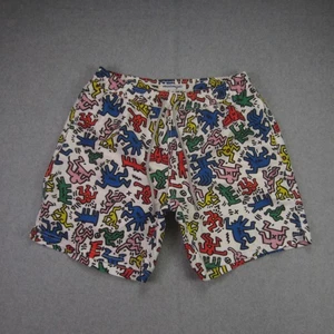 Maamgic Swim Shorts Mens Medium Keith Haring Lined Quick Dry Trunks - Picture 1 of 11