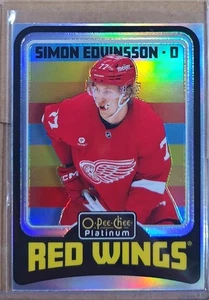 Simon Edvinsson 2024-25 O-Pee-Chee Platinum Retro Rainbow Detroit Red Wings #R40 - Picture 1 of 2