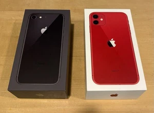 Apple iPhone 11 Red & Apple iPhone 8 Space Gray Boxes And Accessories - Photo 1 sur 5