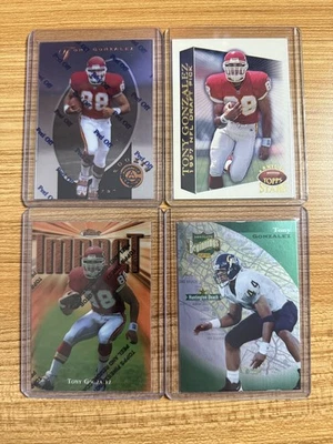 Lote de tarjetas de novato Tony González 1997 Chiefs (RC) Foto 1 de 2