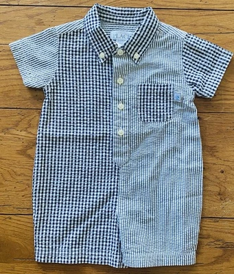 Nuevo con etiquetas Pantalón Corto The Childrens Place Bebé Niño Cuello Una Pieza Talla 3-6 Mo Foto 1 de 4