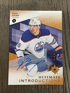 2024-25 UD Ultimate Collection Phil Kemp Ultimate Introductions Auto Oilers  - Bild 1 von 2