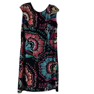 Women's Chico Size 1 US M Floral Sleeveless Knee Length spring summer New stretc - Изображение 1 из 4