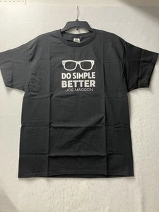 Joe Maddon Do Simple Better Shirt Chicago Cubs  Adult Size Large NEW - Picture 1 of 4