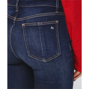 Rag & Bone Bedford High Rise Skinny Jeans Dark Wash Womens Size 27 - Picture 1 of 13