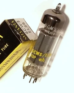 6CW5 RÖHRE SYLVANIA GEBRAUCHT GETESTET & VERPACKT VINTAGE KOMMERZIELL ÜBERSCHUSS - Bild 1 von 3